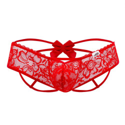 CandyMan Jockstrap Noeud Frigg Rouge